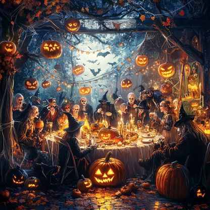 People in Spooky - Diamond Painting