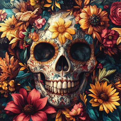 Decorative Skull - Diamond Painting