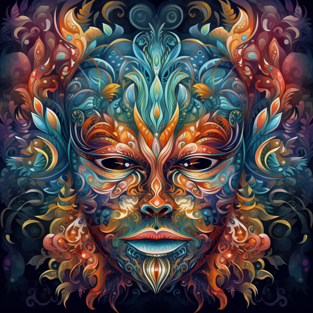 Mystical Mask - Diamond Painting