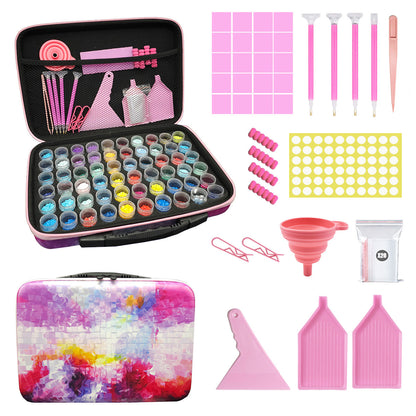 Diamond Painting Tool Set Portable Storage Bag 60 Packs