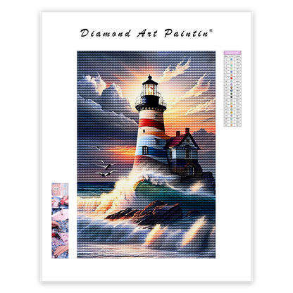 Full Round - Lighthouse - Diamond Painting