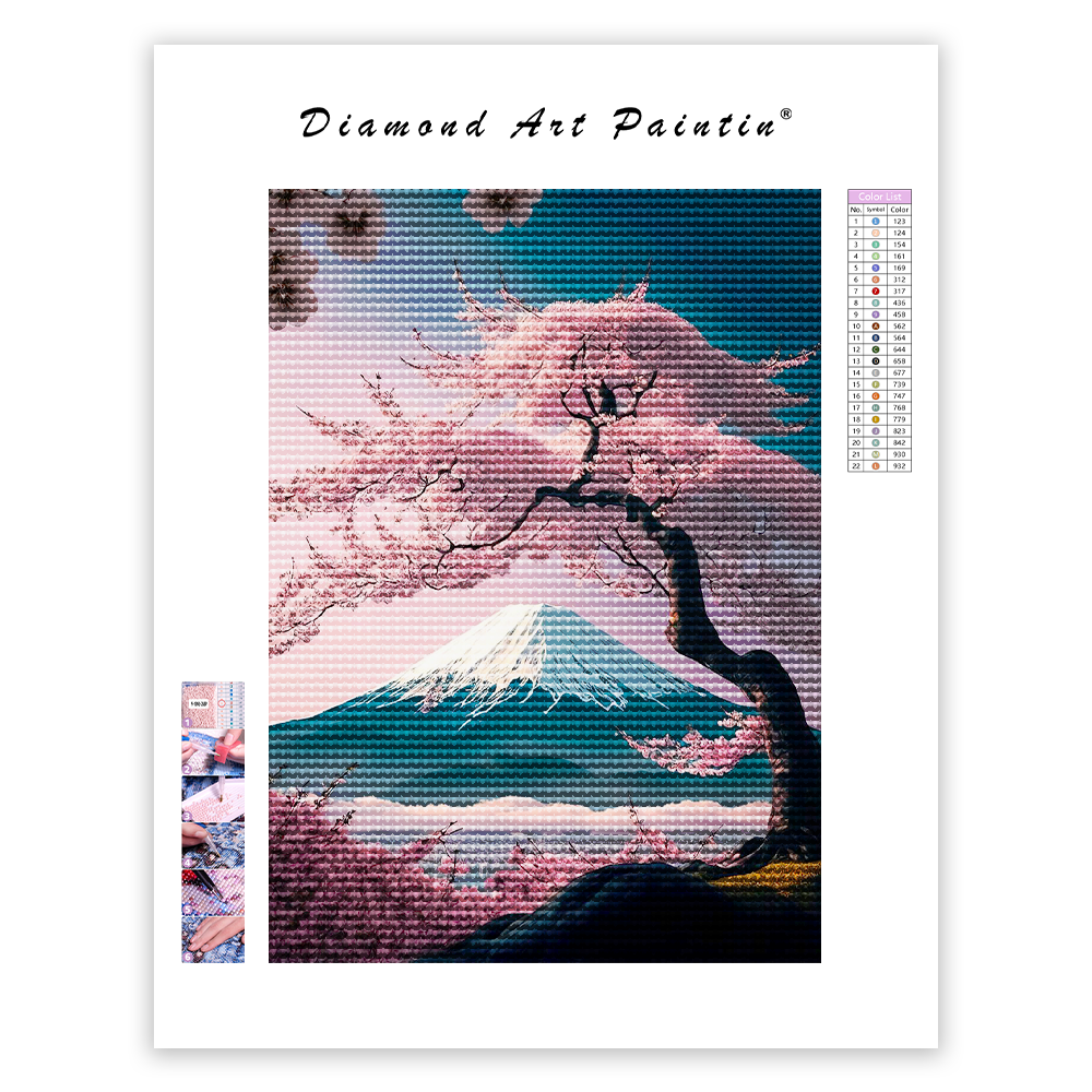 Cherry Blossom Tree - Diamond Painting