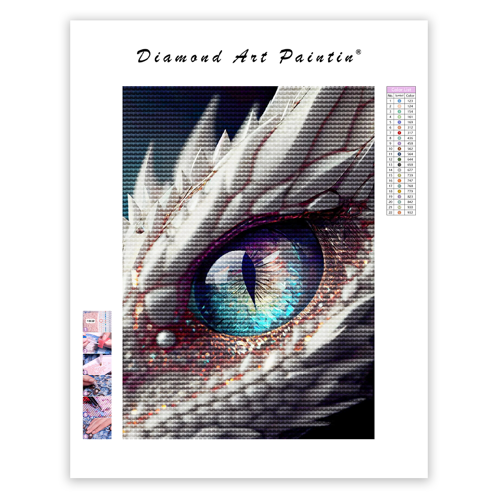 Fantasy Dragon Eye - Diamond Painting