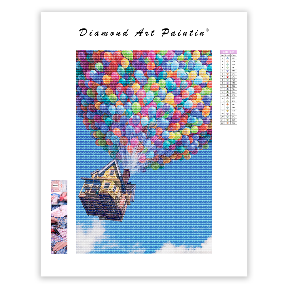 Colorful Balloon - Diamond Painting