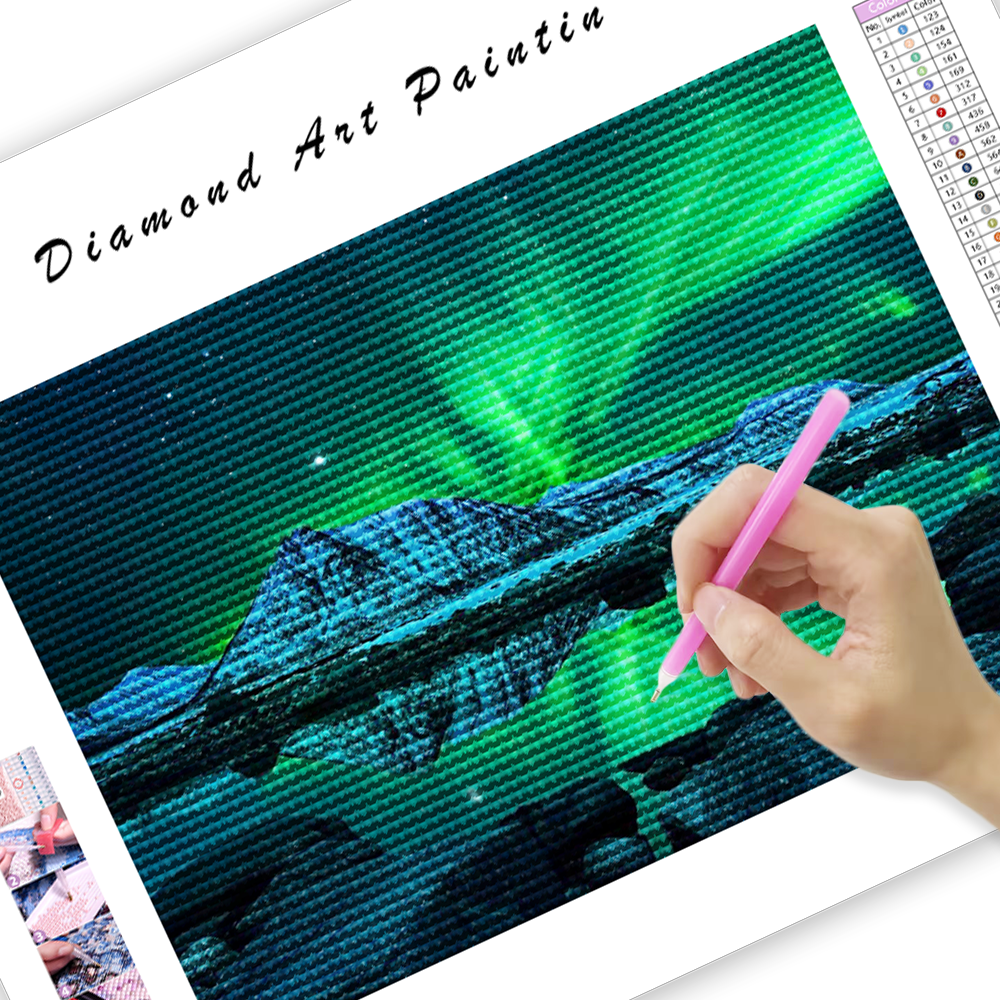 Aurora Mountain(Limited Time Special) - Diamond Painting