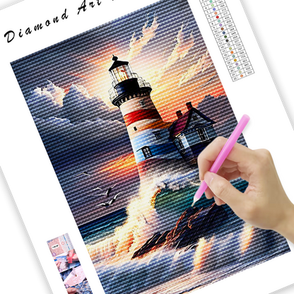 Full Round - Lighthouse - Diamond Painting