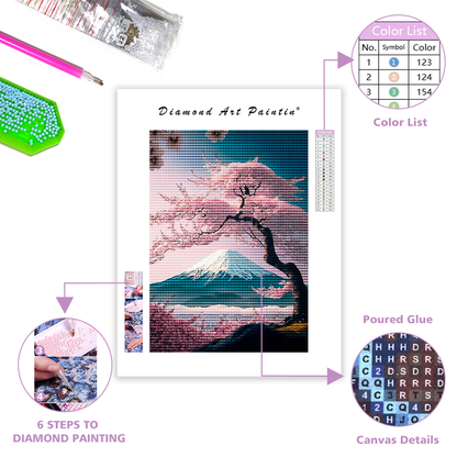 Cherry Blossom Tree - Diamond Painting