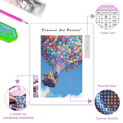 Colorful Balloon - Diamond Painting