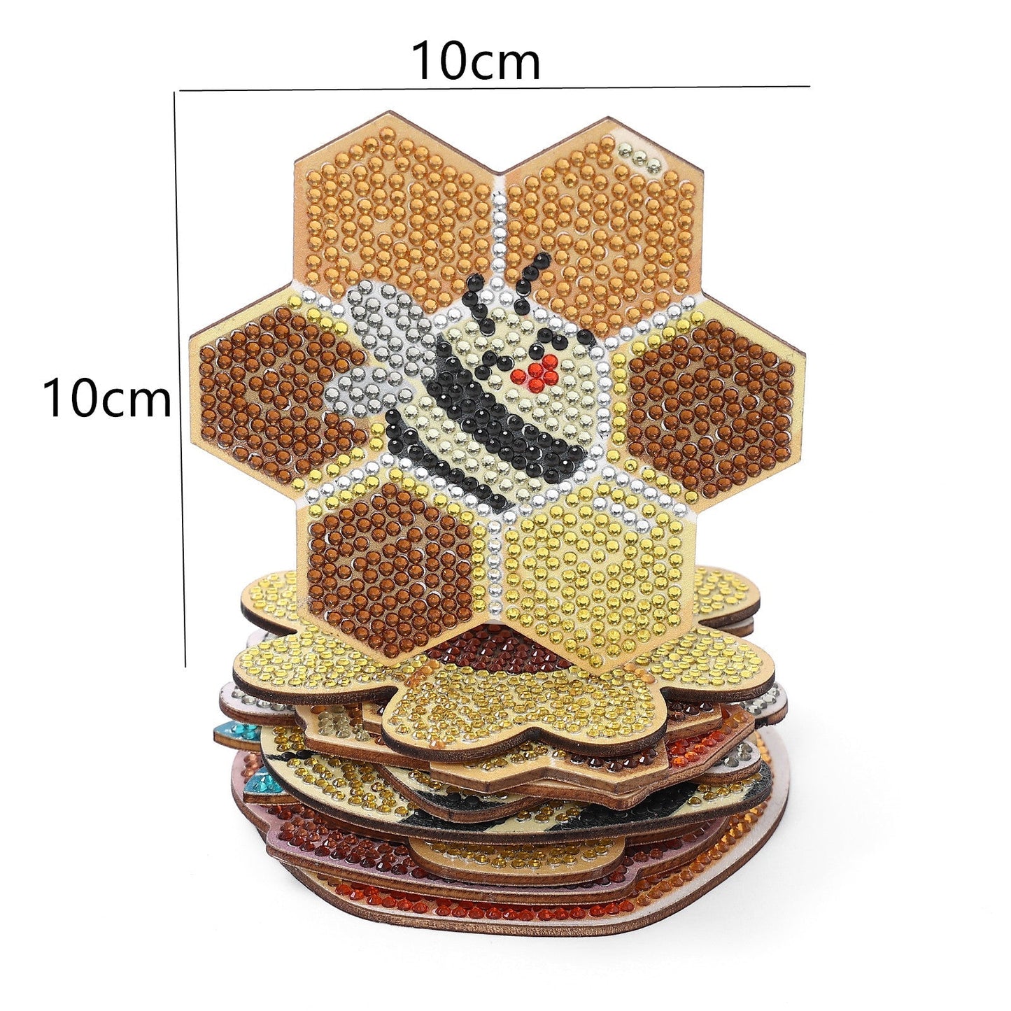 DIY Honeybee - Diamond Coasters