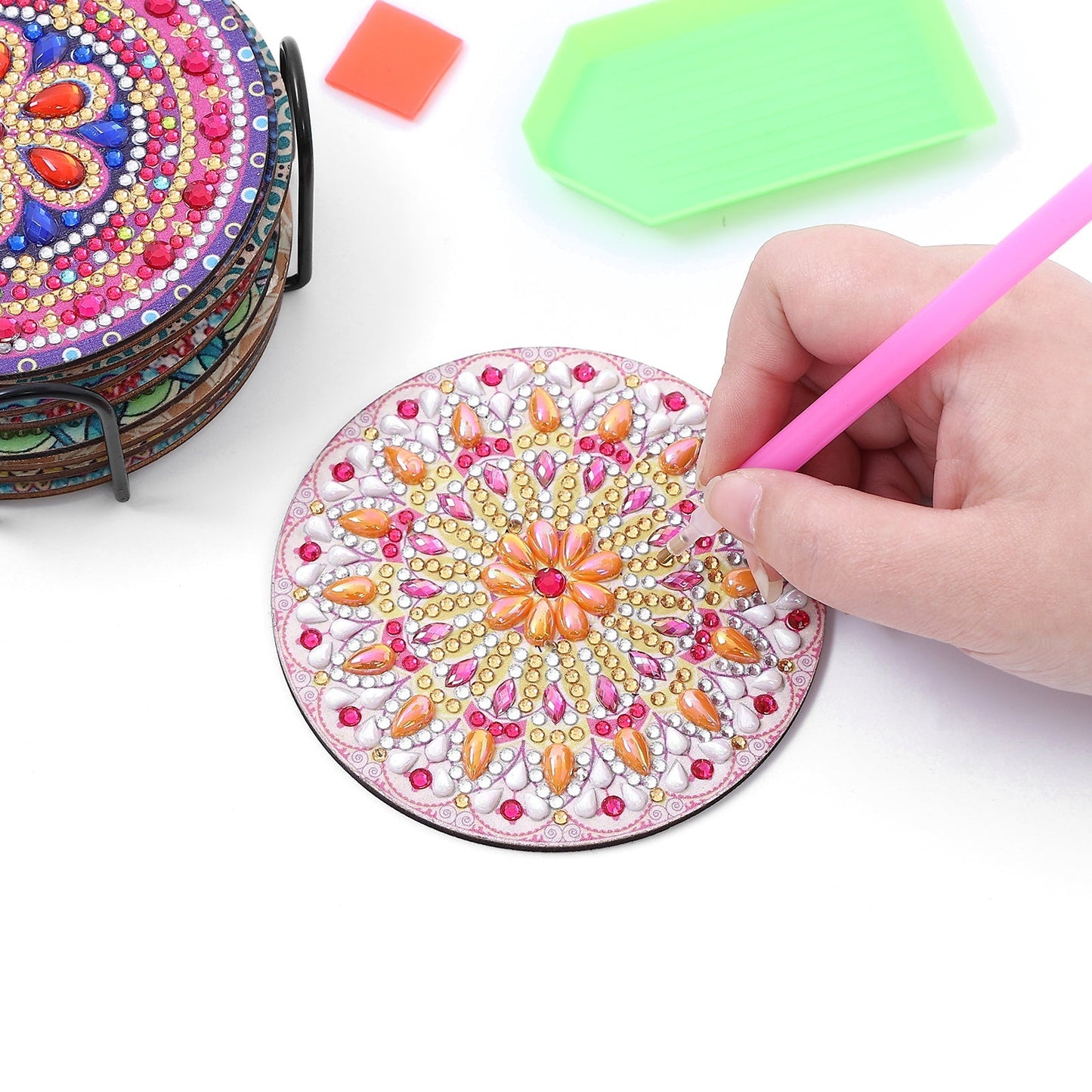 DIY Mandala I - Diamond Coasters