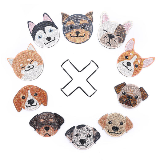 DIY Puppy - Diamond Coasters