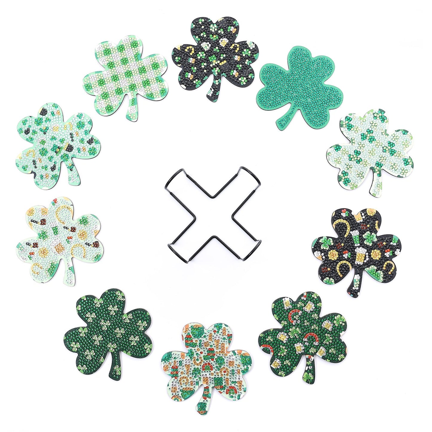 DIY Shamrock - Diamond Coasters