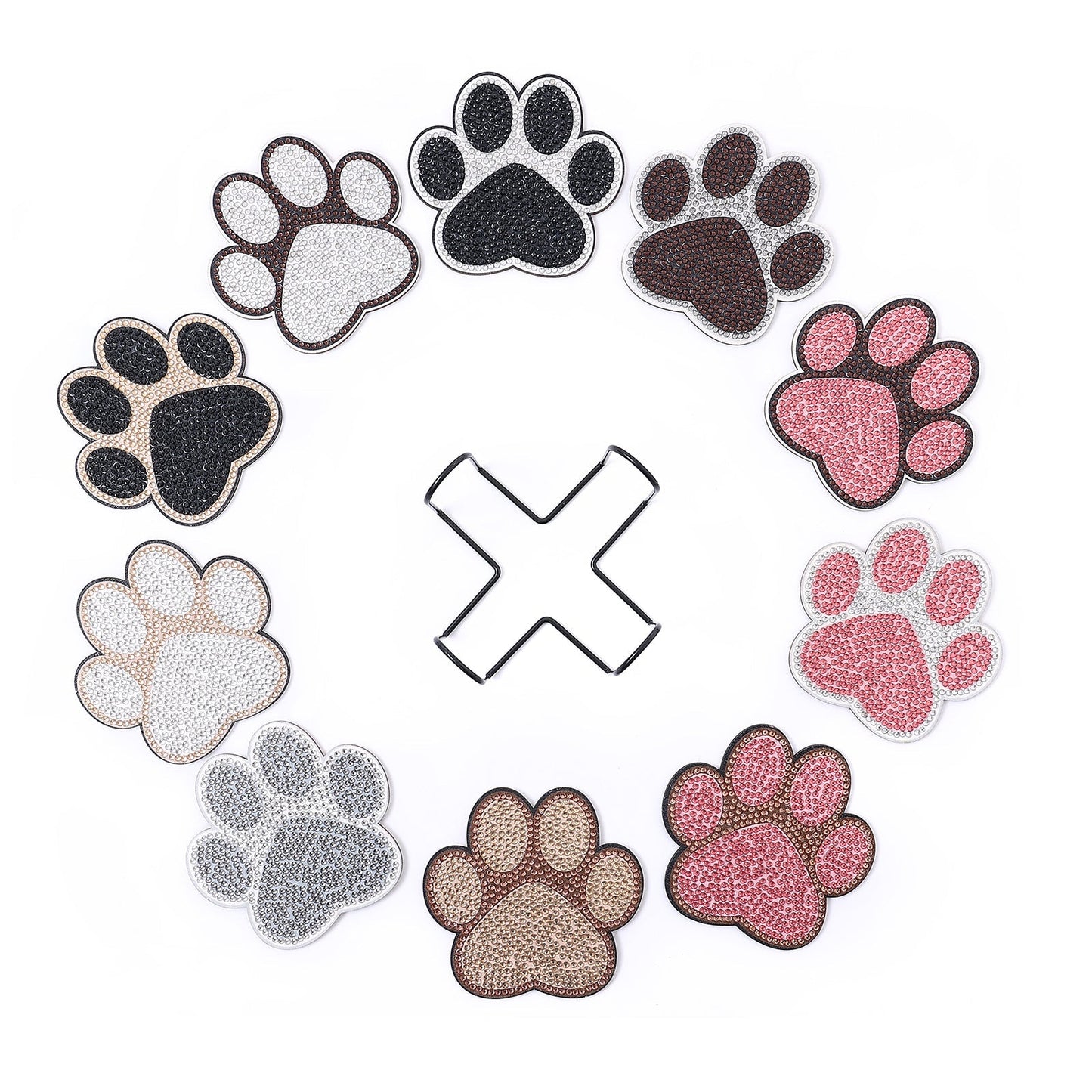 DIY Paw Prints - Diamond Coasters