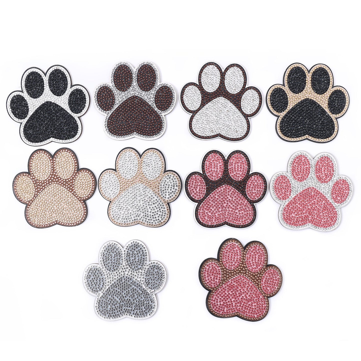 DIY Paw Prints - Diamond Coasters