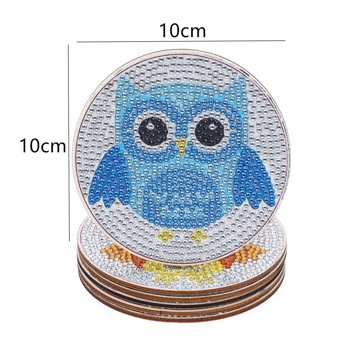 DIY Owl - Diamond Coasters