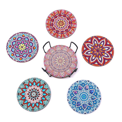 DIY Mandala F - Diamond Coasters