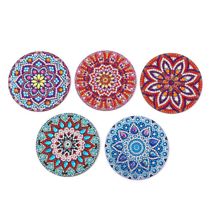 DIY Mandala F - Diamond Coasters