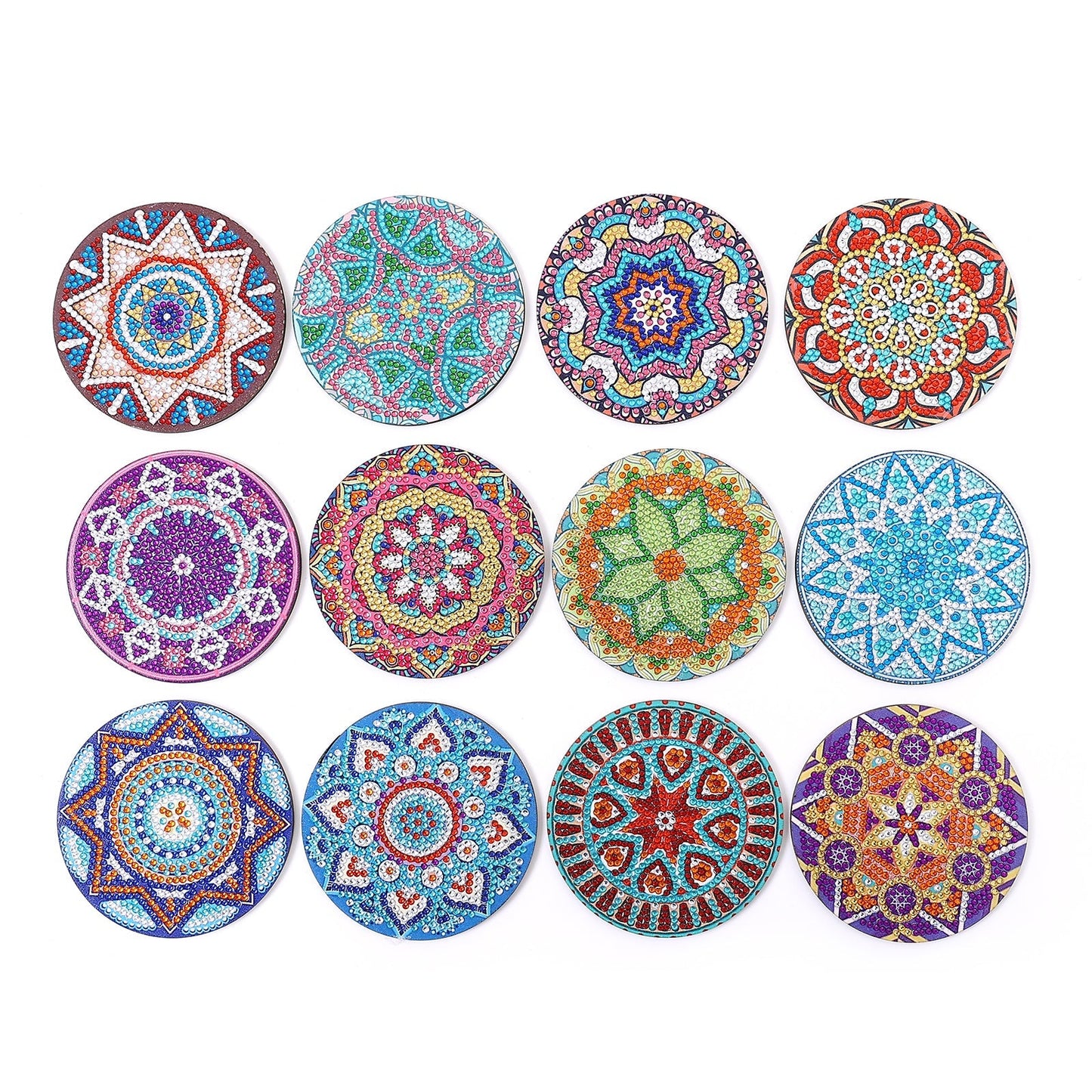 DIY Mandala K  - Diamond Coasters