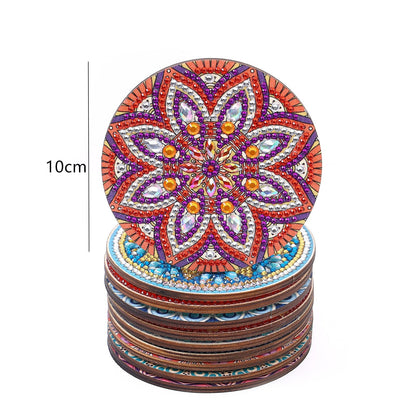 DIY Mandala J  - Diamond Coasters