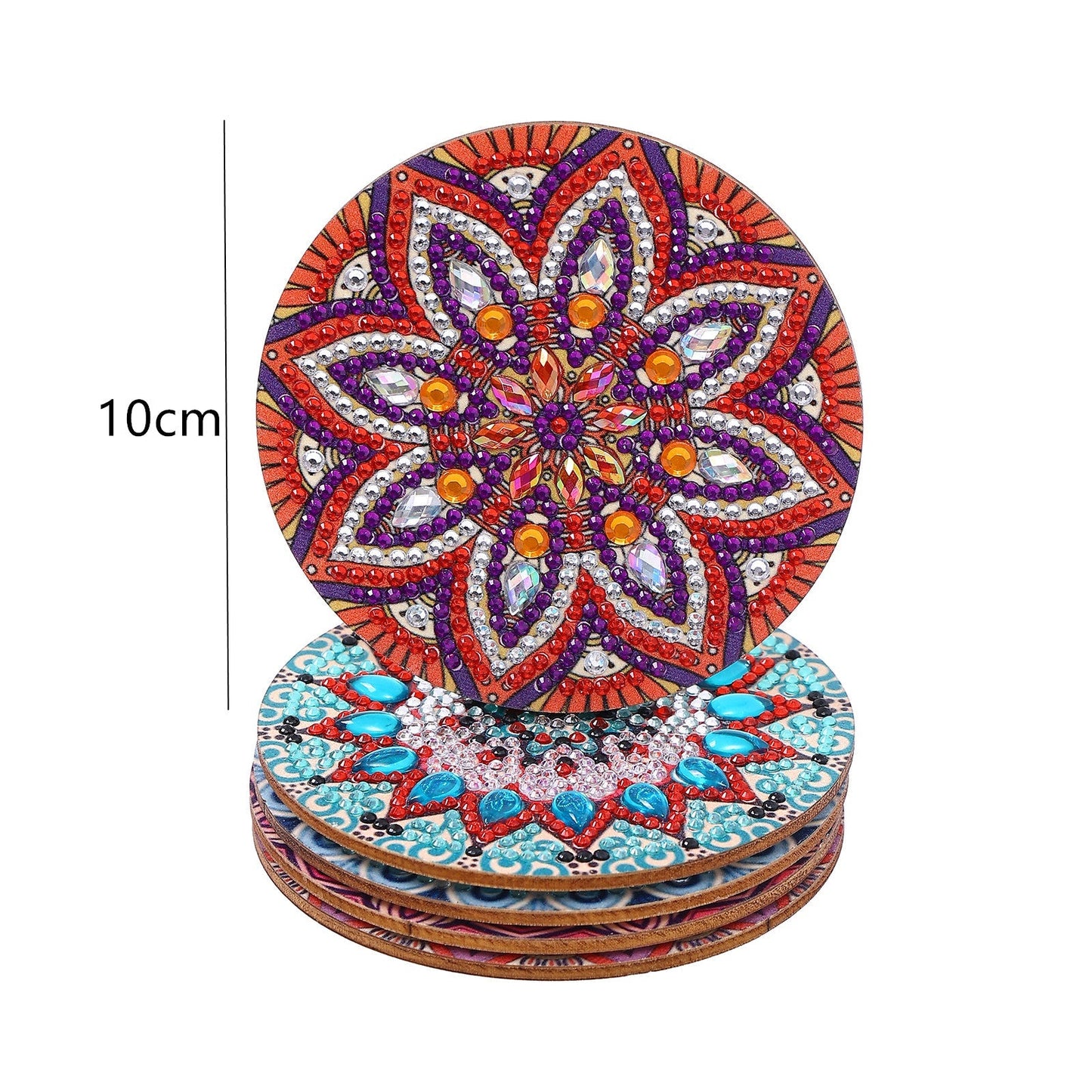 DIY Mandala F - Diamond Coasters