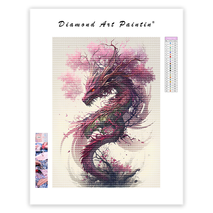 Sakura Dragon - Diamond Painting