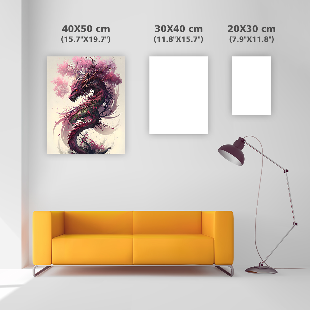 Sakura Dragon - Diamond Painting